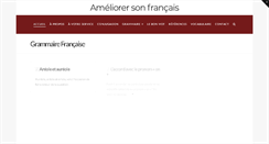Desktop Screenshot of ameliorersonfrancais.com